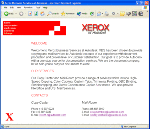 Xerox at Autodesk